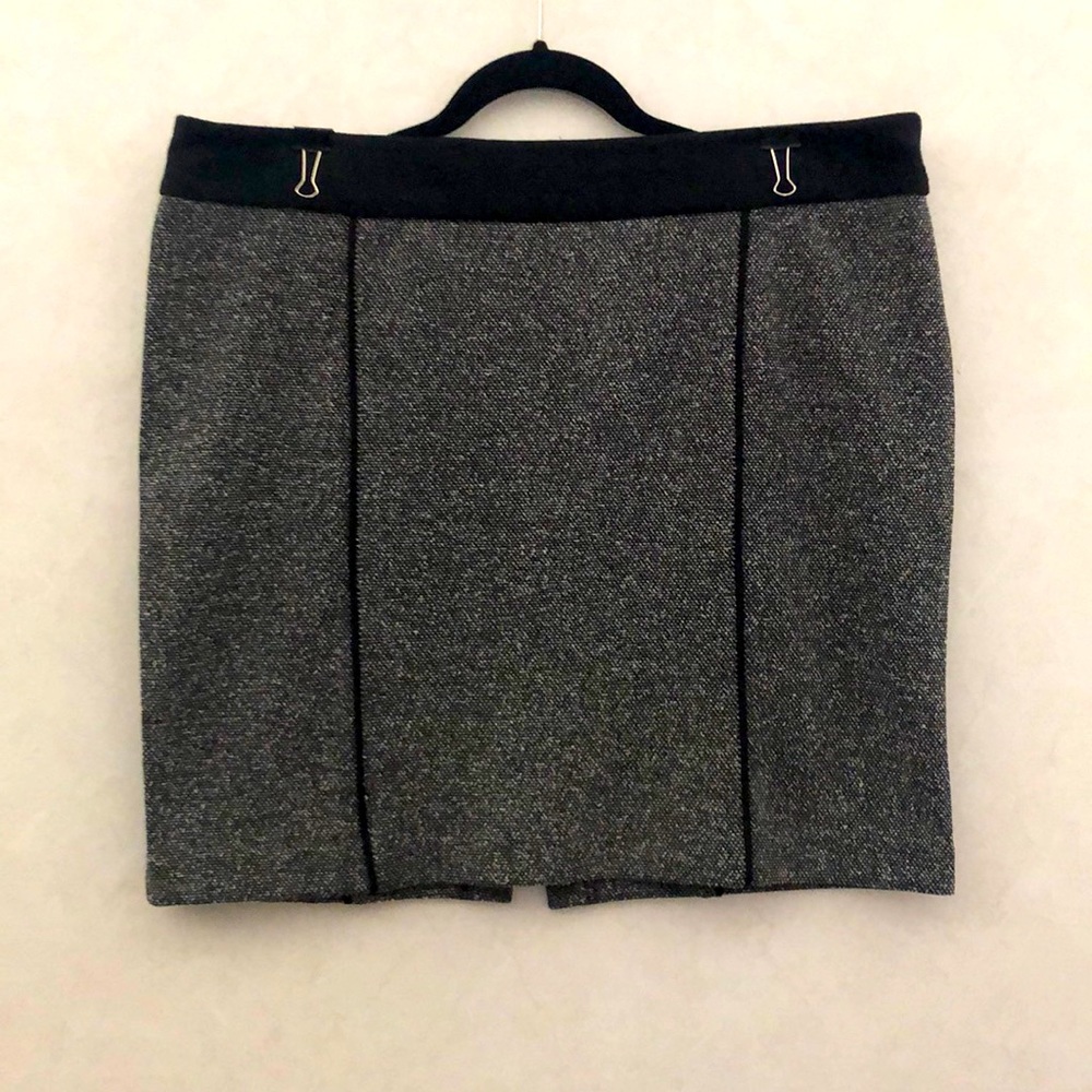 Cute Black & White Herringbone Mini